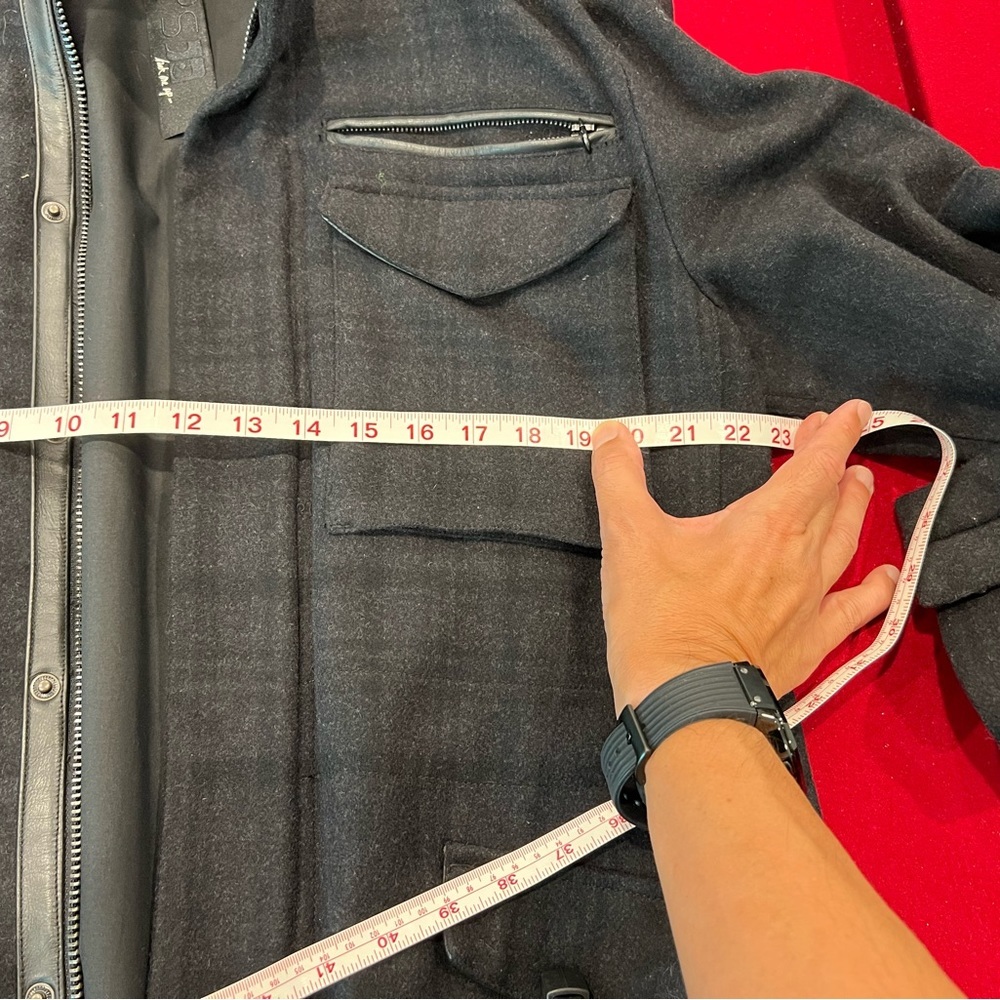 Joes Jeans Wool Blend Jacket Size L. Like New - Picture 3 of 4